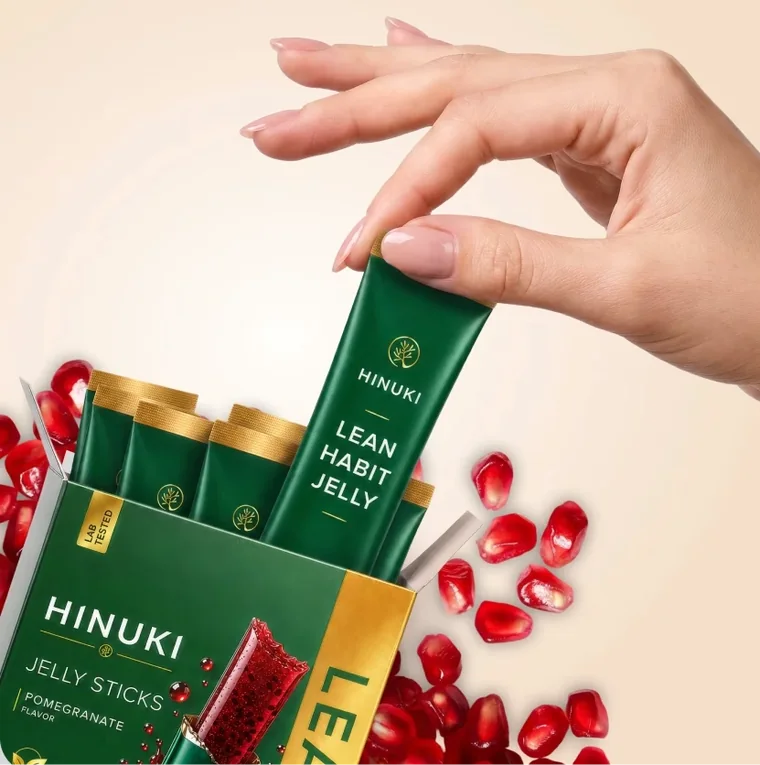 Hinuki Lean Habit Jelly pomegranate-flavoured jelly sticks